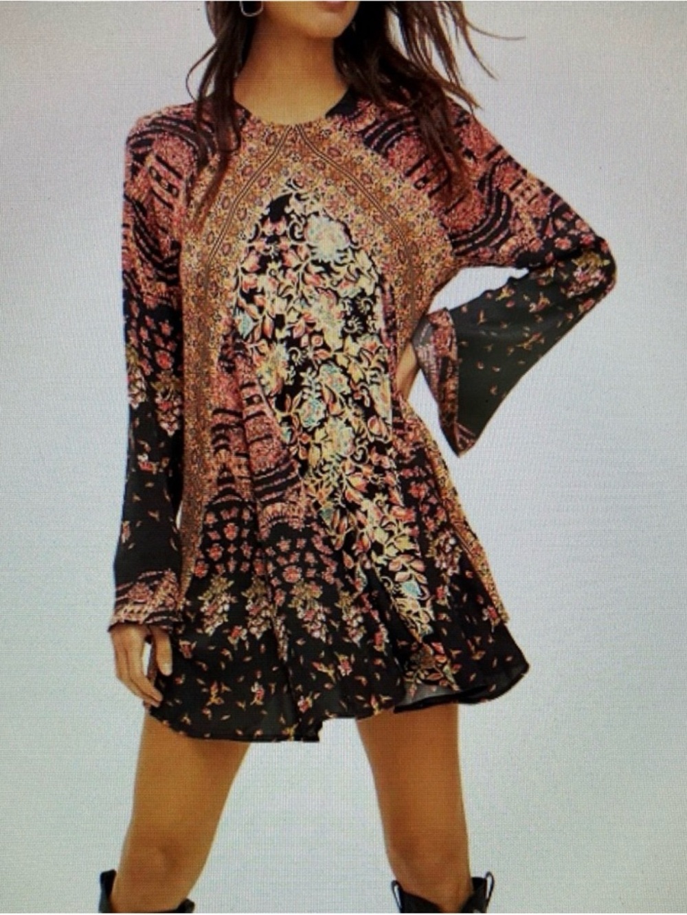 FREE PEOPLE STEVIE DRESS LARGE